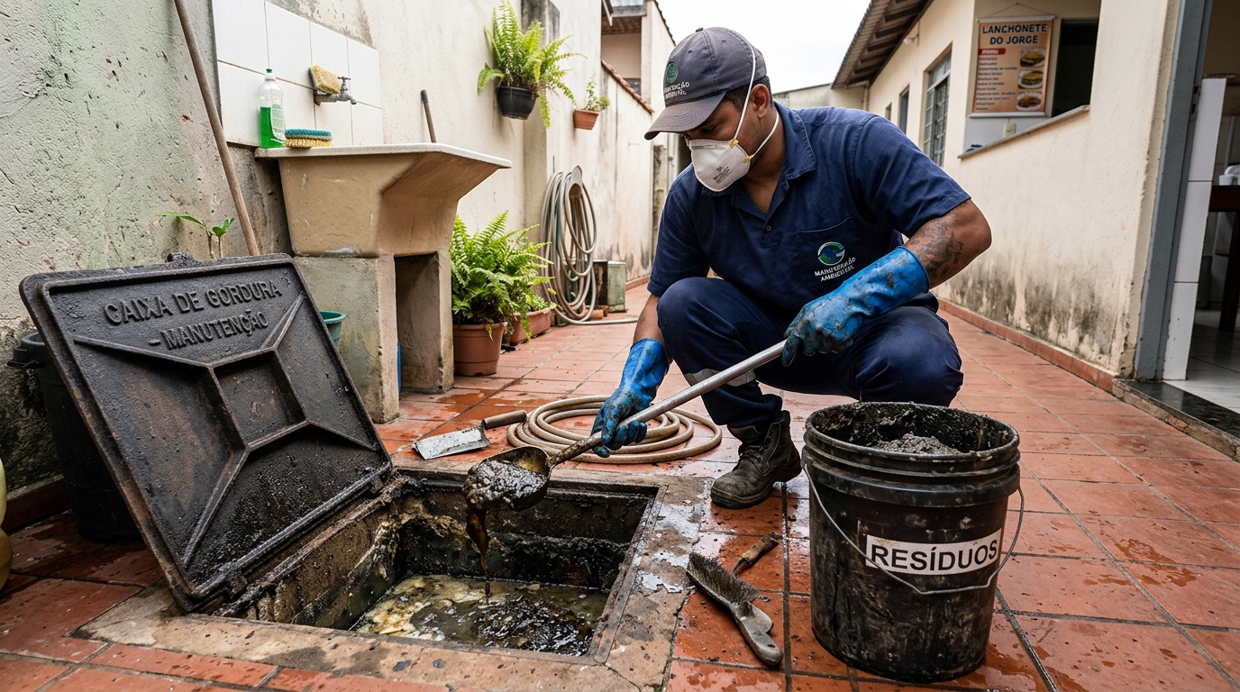 Manutenção de Caixa de Gordura em Niterói‑RJ
